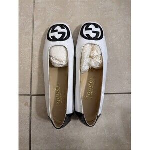 GUCCI interlocking GG Leather Flats